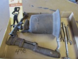 Lot of Tools, Pipe Wrench, Torch, Bottle Opener, Wrenches
