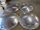 Lot of 4 Chrome Solid Wheel Covers
