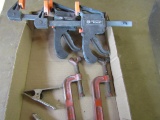 Lot of 6, Clamps, 2-Central Forge