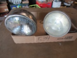 Lot of 2 Headlights, 1-Grote 500, 1-Radio-Lite
