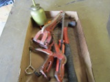 Tools, Vise Grip, Hammer, Oiler Can