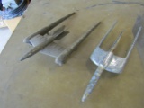 2 Types Rocket Hood Ornaments, Metal