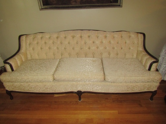 Vintage Mid-Century Couch, Biege