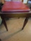 Vintage Stool with Cushioned Seat