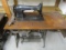 Vintage Singer Electric Sewing Machine on Treadle Stand