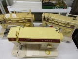 3 Singer Sewing Machines, 2-Stylist 814, 1-Graduate 936