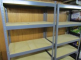 2 Metal Shelf Units