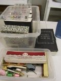 Sewing Machine Accessories, Buttonholder and Pattern cams, Thread