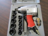 Husky Air Drill and Sockets in Case