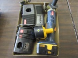 Lot of Ryobi Tools, Right angle Grinder, 2 Chargers, Extra Battery, 18V