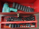 Lot of Tools, Air, Sockets, Tool Box, Impact Wrench, Grizzly