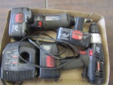 Craftsman Cordless Drill, Grinder, Extra Battery, Charger, 19.2 V