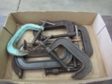 Lot of 6 C-Clamps