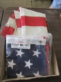 Lot of 4 American Flag, 3'x5', 2 in Package