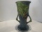 Roseville Pottery Bushberry Blue Vase, 30-6
