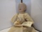 Fannie Turgeons Handmade Doll, Signed and Dated