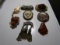 Lot of 8 Antique/Vintage Collar, Clip, Brooch, Pin