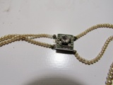 Older Sterling Clasp Pearl Necklace