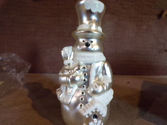 Christmas Silver Snowman