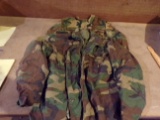 lot of 2 -army coat and army jacket
