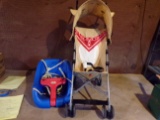 lot of 2 Baby Outside swing and Stroller