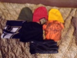 lot of Hats Gloves Scarf