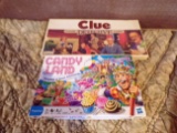 lot of 2 games vintage Clue and Candy Land