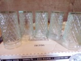 lot of 2 trays of glasses