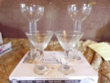 lot of 4- 2 Glasses by PRINCESS HOUSE other 2 no markings