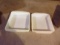 2 Glass Baking Dishes PYREX-FIRE KING