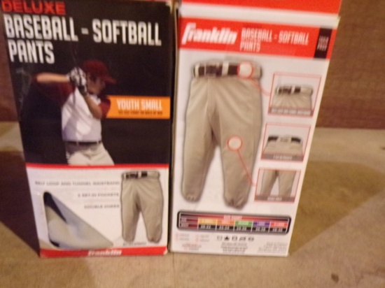 Lot of 2 Baseball-Softball Pants