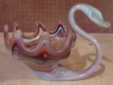 Decorative glass Swan