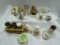 Vintage Glassware, Salt and Pepper Shakers, Vanity Set