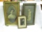 3 Vintage Framed Portraits