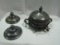 Vintage Silver Plate Incense Burner and 2 Lids