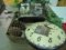 Vintage Rustic Décor, Clock, Tin