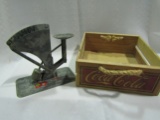 Vintage Coca-Cola Crate and Egg Scale