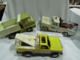 3 Vintage Toy Trucks, Tonka Wrecker