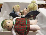 Precious Moments Dolls and Sleigh