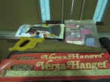 Vintage Hand Saw, Versa Hanger, Back Support Belt