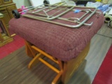 Foot Stool and Folding Luggage Cart