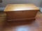 Vintage Small Wood Chest, 25 x 18 x 13