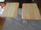 2 Folding Wood TV Tray Stands