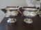 Sterling Silver marked 523 Sugar and Creamer