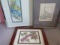 Lot of 3 Signed Small Art