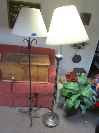 Lot of 2, Metal Floor Lamp