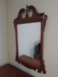 Vintage Wood Frame Mirror, Matches Desk not included