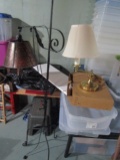 Lot of 2 Lamps, Floor Lamp and Swing Arm Lamp