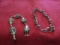 2 Vintage Bracelets, 1-Sterling by Jewelart, Modernist Bracelet Possibly Silver, Unmarked