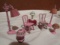 Tootsie Metal Dollhouse Furniture, Rocking Chairs, Lamps